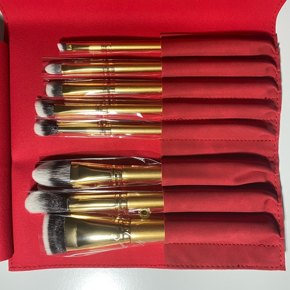 Glitter and Gold Brush Set